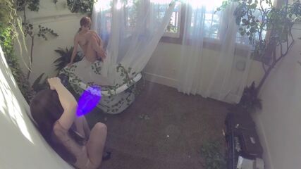 Bath Fun Between Friends