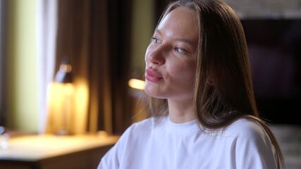 Hot Ukrainian Babe Gets Wet