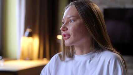 Hot Ukrainian Babe Gets Wet